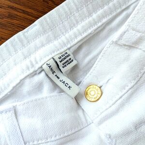 Janie and Jack White Denim Cropped Pants